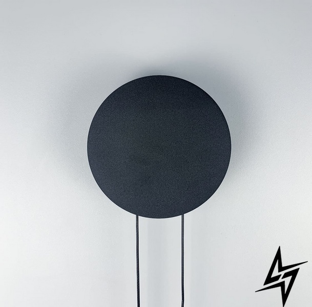 Дизайнерський настінний світильник у чорному каркасі LE26246 20x20x5см Чорний WD 128 фото наживо, фото в дизайні інтер'єру