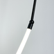 Дизайнерский подвесной светильник LEDA LE26546 LED 18W 4000K 220см Черный MBJ 1-950*2000-1 BK фото в дизайне интерьера, фото в живую 5/8