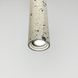 Підвіс Terrazzo Cylinder Long з білим бетонним плафоном 30х4 см LE41064 LED 1,5W 4000K Латунь/Білий MJ 163-40*300 WT фото в дизайні інтер'єру, фото наживо 4/7