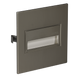 Настінний світильник Ledix Sona квадратна 14-211-21 врізний Сталь 5900K 14V LED LED11421121 фото в дизайні інтер'єру, фото наживо 3/5