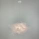 Светильник подвесной с фатиновым абажуром LE39436 Белый 60x60см 1xE27 MD 9118-680 фото в дизайне интерьера, фото в живую 5/9