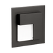 Настенный светильник Ledix Timo с рамкой 07-211-61 врезной Черный 5900K 14V ЛЕД LED10721161 фото в дизайне интерьера, фото в живую 3/4