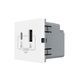 Механізм розетка USB-A та USB-C з Power Delivery 36W Livolo білий (VL-FCUA18W.UC18W-2WP) VL-FCUA18W.UC18W-2WP - зображення 4