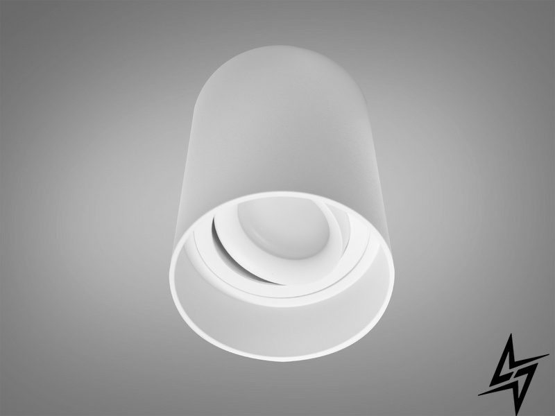 Накладний точковий світильник D23-31489 Білий QXL-1720-WH фото наживо, фото в дизайні інтер'єру