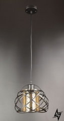 Підвісна стельова люстра в стилі LOFT лофт L23-37304 Чорний 11532/1-br фото наживо, фото в дизайні інтер'єру