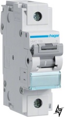 Автоматичний вимикач Hager HMC199 1P 125A C 15kA фото