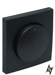 Центральная панель светорегулятора Logus 90721 TPM черная матовая Efapel фото
