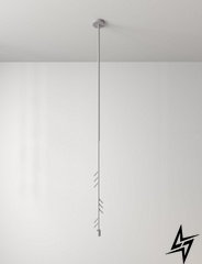 Подвесной светильник Colos Gray (RAL 7036) Серый LED 600Lm 3000K  фото в живую, фото в дизайне интерьера