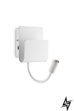 Настінний світильник Ideal Lux 243160 Probe Ap2 Bianco фото