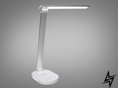 Светодиодная настольная лампа D23-38884 A5503SL wireless charge фото в живую, фото в дизайне интерьера