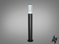 Світлодіодний світильник-стовпчик Bolard D23-31128 Чорний DFC-1090/780H-BK фото наживо, фото в дизайні екстер'єру