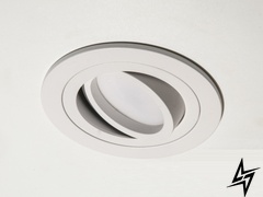 Поворотный точечный светильник серия Aluminium D23-39034 QXL-160B-10-R-WH фото в живую, фото в дизайне интерьера