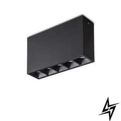 Стельовий світильник Ideal Lux Lika 12,5W 3000K Surface Bk 244884 47532 фото наживо, фото в дизайні інтер'єру
