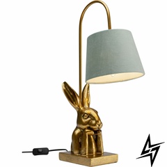 Настольный светильник Animal Bunny Gold 57cm S23-38493 1xE14 19x56,6x28см 53623 фото в живую, фото в дизайне интерьера