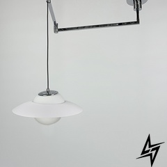 Регулирующий подвесной светильник в хромовом корпусе LE29932 1xE27 Белый YG 88/1 CH фото в живую, фото в дизайне интерьера