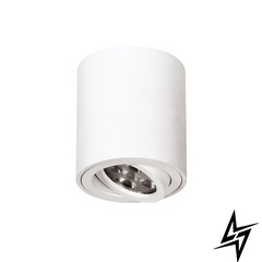 Накладний світильник-спот в білому кольорі LE27052 ML 302 білий фото наживо, фото в дизайні інтер'єру