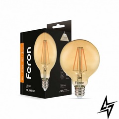 LED лампа Feron 01868 Filament E27 6W 2700K фото