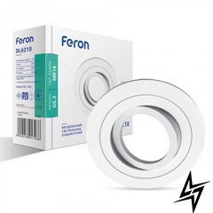 Врезной точечный светильник Feron 01801 Dl6210  фото в живую, фото в дизайне интерьера