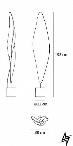 Торшер 1504010A Artemide Cosmic фото