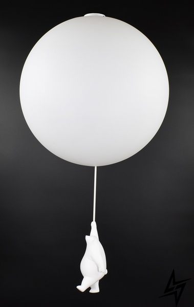 Стельова люстра на 1 лампочку L23-37004 Білий SGJ10-400-k фото наживо, фото в дизайні інтер'єру