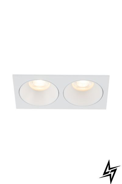 Точечный встраиваемый светильник TK Lighting Prisma 10580 белый 2&times;GU10 IP65 фото