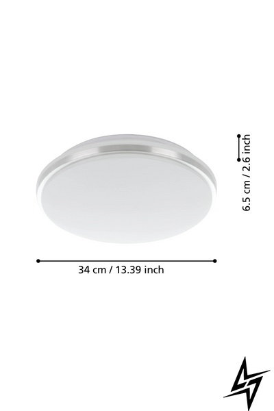 Стельовий світильник для ванної Eglo 900365 Pinetto LED 53209 фото наживо, фото в дизайні інтер'єру