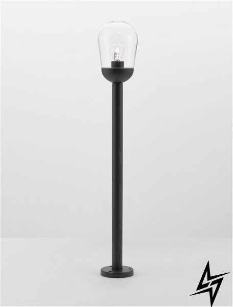 Вуличний освітлювальний стовпчик Nova luce Omika 9060196  фото наживо, фото в дизайні екстер'єру