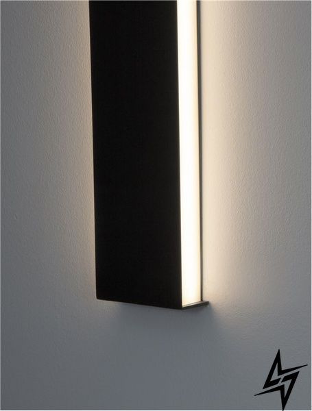 Настінний світильник Nova Luce Seline 9081400 чорний 44 Вт 3000 K IP44 9081400 фото