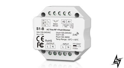 Диммер DEYA 1.5A, AC100-240V, 150-360WS1-B S1-B фото