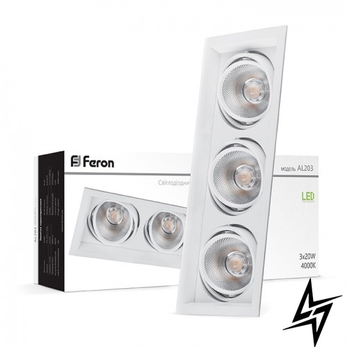Врезной точечный светильник Feron 29778 Al203  фото в живую, фото в дизайне интерьера
