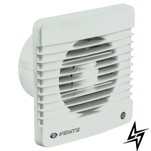 Вентилятор витяжний Vents 150МВ, ∅150 зі шнурковим вимикачем, колір білий 0000218443 фото
