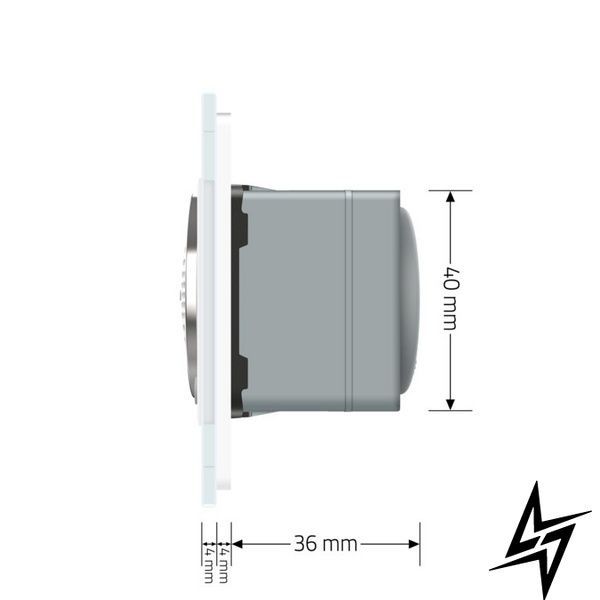 Bluetooth колонка LIVOLO белый стекло (VL-C7-FCF-2WP) фото