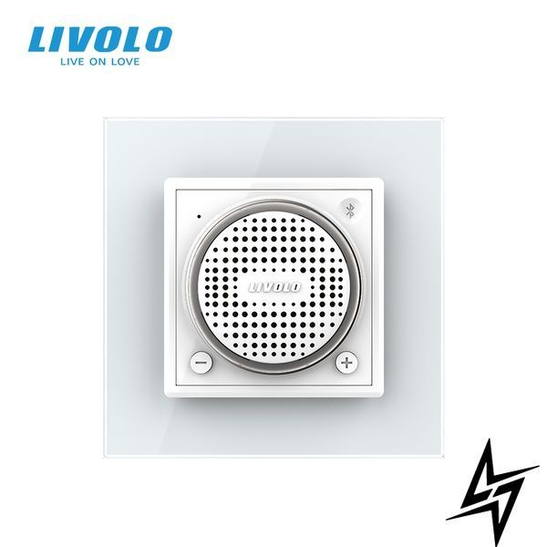 Bluetooth колонка LIVOLO белый стекло (VL-C7-FCF-2WP) фото
