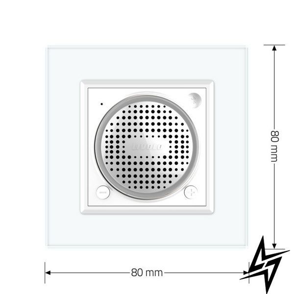 Bluetooth колонка LIVOLO белый стекло (VL-C7-FCF-2WP) фото