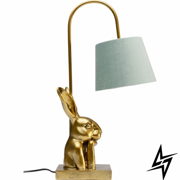 Настольный светильник Animal Bunny Gold 57cm S23-38493 1xE14 19x56,6x28см 53623 фото в живую, фото в дизайне интерьера