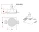 Светильник точечный врезной гипсовый KLOODI KD-GIPS SQ120 H45  фото в дизайне интерьера, фото в живую 3/5