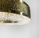Невероятная дизайнерская люстра в золотом каркасе с хрусталиками LE26897 8xE14 60x60см Золото/Прозрачный D 7300 GD фото в дизайне интерьера, фото в живую 10/13