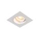 Врезной точечный светильник Zumaline 92703-N Chuck Dl Square White  фото в дизайне интерьера, фото в живую 1/3