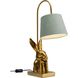 Настольный светильник Animal Bunny Gold 57cm S23-38493 1xE14 19x56,6x28см 53623 фото в дизайне интерьера, фото в живую 1/6