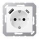 Розетка з USB SCHUKO 16А біла матова Jung A1520-15CAWWM - зображення 2