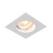 Врезной точечный светильник Zumaline 92703-N Chuck Dl Square White  фото в дизайне интерьера, фото в живую 2/3
