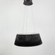 LED светильник подвесной UMBRIA в черном корпусе LE41265 LED 48W 3000–4500–6000K 45x45см Черный/Белый 9030-450 P BK фото в дизайне интерьера, фото в живую 5/7