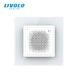 Умный дверной звонок-сирена ZigBee Livolo белый стекло (VL-C7-FCBZ-2WP) - изображение 3