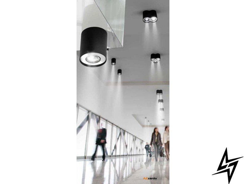 Точечный накладной светильник Azzardo Neos AZ0707 76092 фото в живую, фото в дизайне интерьера