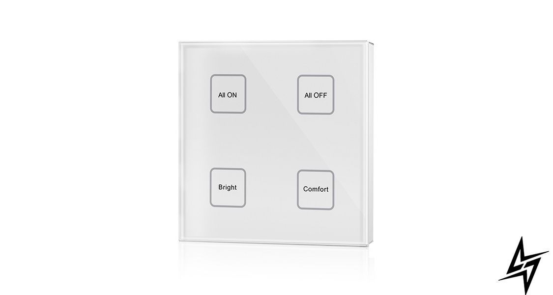 Сенсорная панель DEYA ZigBee на 1 зону TS4WZS-White TS4(WZS)-White фото