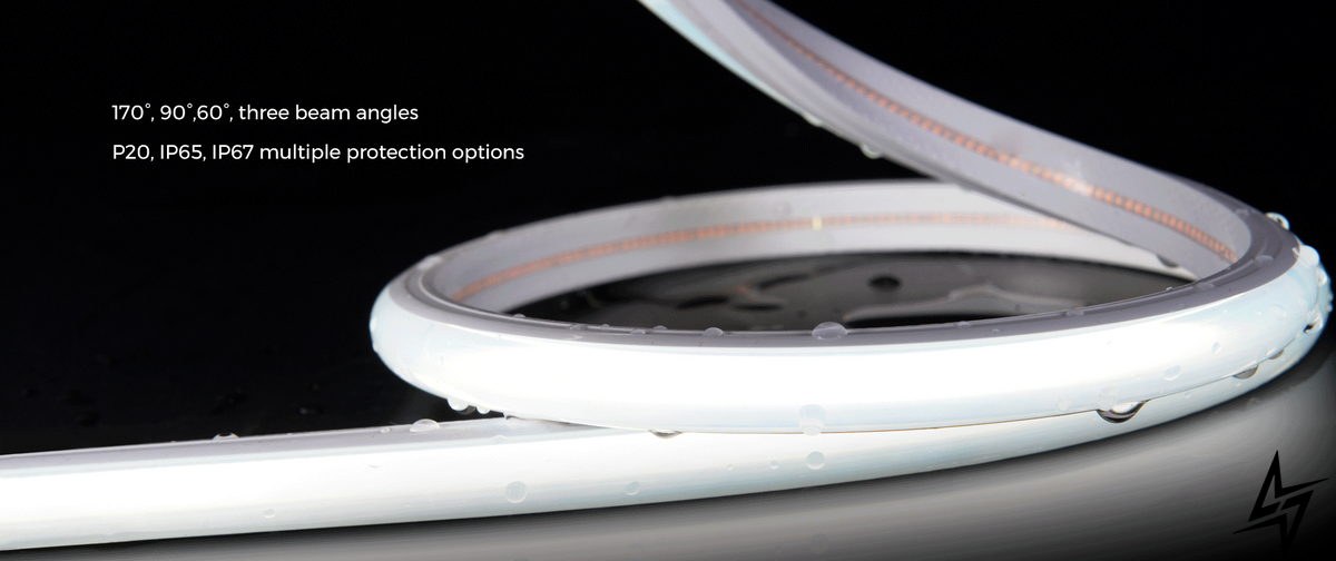 LED стрічка COLORS COB-24V-IP20 8W 520-530nm 5м DF6-24V-8mm-G фото