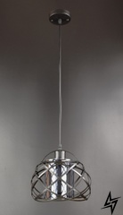Підвісна стельова люстра в стилі LOFT лофт L23-37305 Чорний 11532/1-gr фото наживо, фото в дизайні інтер'єру