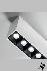 Стельовий світильник Ideal Lux Lika 12,5W 3000K Surface Wh 248530 47533 фото наживо, фото в дизайні інтер'єру