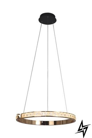 Люстра Zumaline Muriel MD4996-1-3GBD LED 60 Вт, чорна, &Oslash;60 &times; 150 см фото