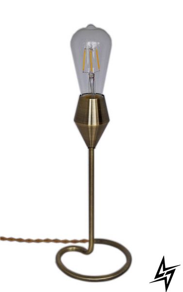 Настольная лампа Nordika Shadi 24-1592 13см TL-000014-M/BRONZE фото в живую, фото в дизайне интерьера